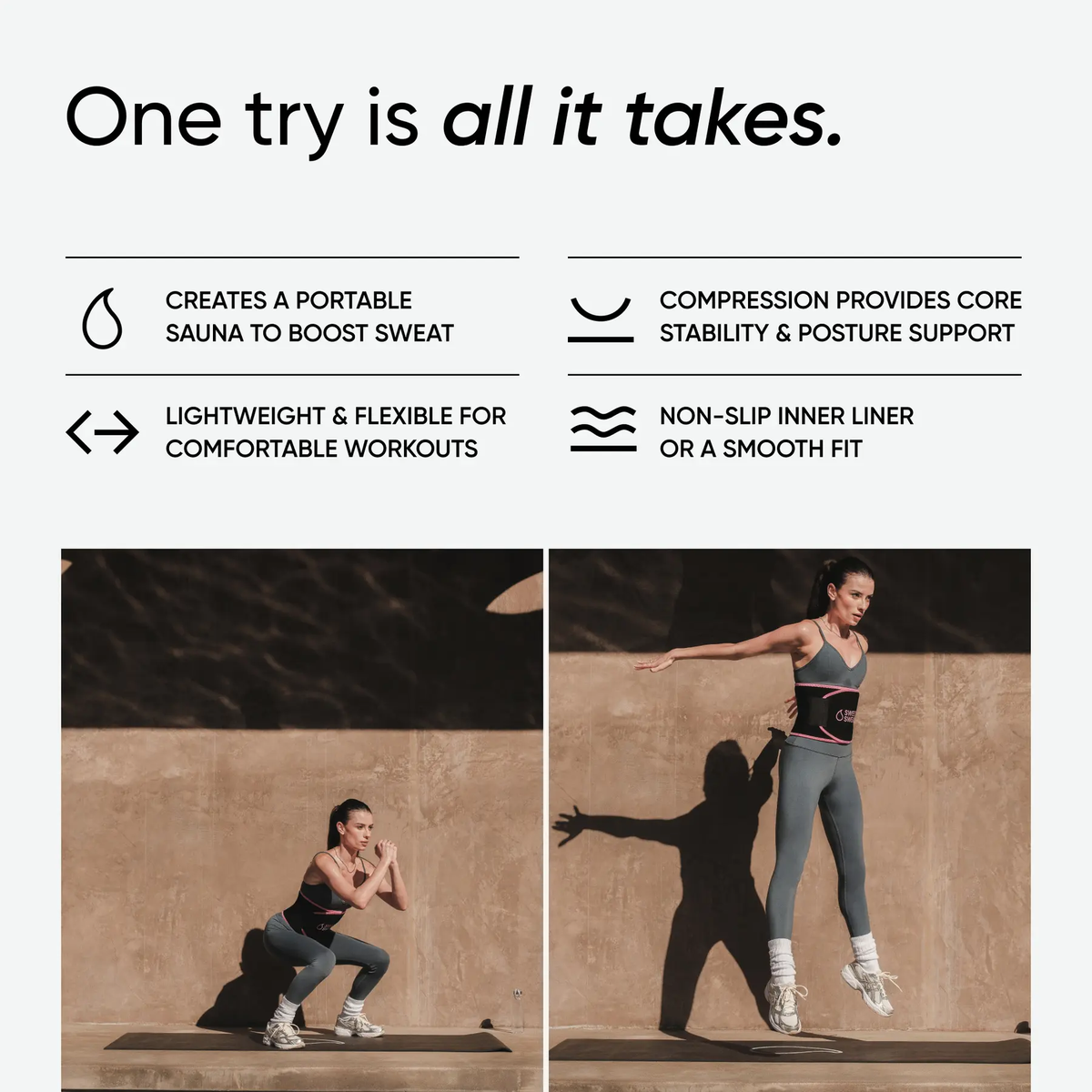 Adjustable Sweat Band for Intense Workouts