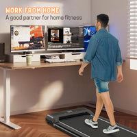 2-In-1 Portable Treadmill with Handle for Home & Office Use