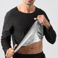 Men'S Sauna T-Shirts, Sweat Wicking Long Sleeve Sauna Top, Fall Outfits 2024, Sauna Shirt Men, Neoprene Workout Shirt, Compression Shirts, Back to School Clothes, Fall Outfits 2024, Gym Clothes, Fall Outfits, Fallfreshness